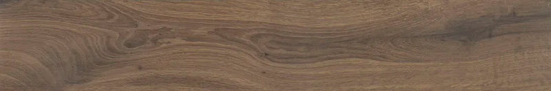 Piastrella per pavimento e rivestimento in gres porcellanato effetto legno anticato in della collezione Bricola di Ceramica Rondine, formato 20x120 cm, colore Noce