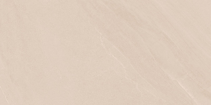 Dettaglio piastrella da pavimento e rivestimento in gres porcellanato effetto pietra Urban della collezione Burlington Stone di Gardenia Orchidea, formato 60x120, colore Cream