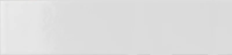 Piastrella ceramica pasta bianca Back To Basic Bianco 6x25 Eccentrico, effetto mattoncino lucido.