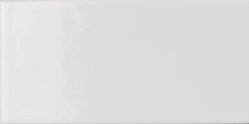 Piastrella ceramica pasta bianca Back To Basic Bianco 7.5x15 Eccentrico, effetto tinta unita lucido