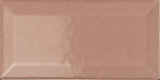 Piastrella ceramica pasta bianca Back To Basic Cipria Bisellato 7.5x15 Eccentrico, effetto diamantato lucido