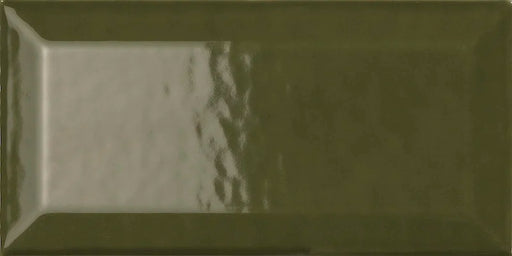 Piastrella ceramica pasta bianca Back To Basic Muschio Bisellato 7.5x15 Eccentrico, effetto diamantato lucido