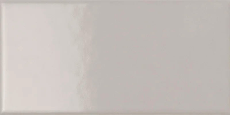 Piastrella ceramica pasta bianca Back To Basic Perla 7.5x15 Eccentrico, effetto tinta unita lucido