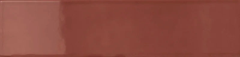 Piastrella ceramica pasta bianca Back To Basic Rosa Antico 6x25 Eccentrico, effetto mattoncino lucido.