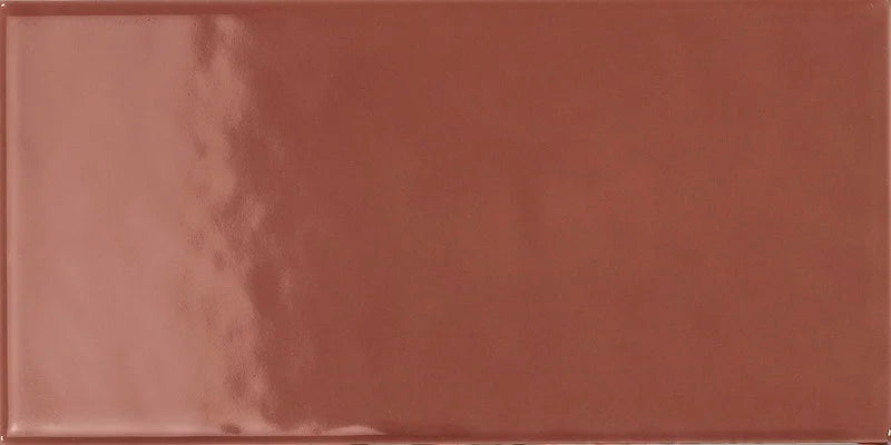 Piastrella ceramica pasta bianca Back To Basic Rosa Antico 7.5x15 Eccentrico, effetto tinta unita lucido