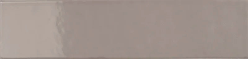 Piastrella ceramica pasta bianca Back To Basic Tortora 6x25 Eccentrico, effetto mattoncino lucido.