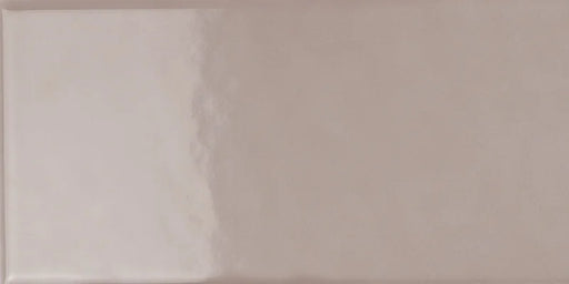 Piastrella ceramica pasta bianca Back To Basic Tortora 7.5x15 Eccentrico, effetto tinta unita lucido