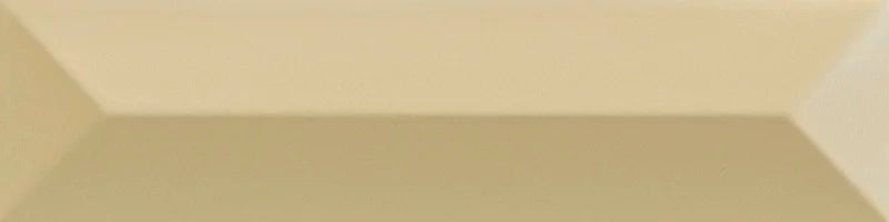 Piastrella ceramica pasta bianca Beat Charleston Lemonade 5x20 Eccentrico, effetto mattoncino a rilievo opaco.