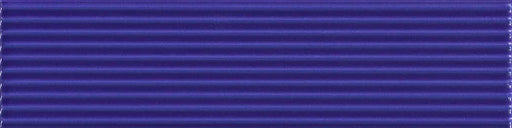 Piastrella ceramica pasta bianca Beat Dixie Ultramarine 5x20 Eccentrico, effetto mattoncino rigato opaco.