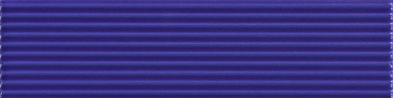 Piastrella ceramica pasta bianca Beat Dixie Ultramarine 5x20 Eccentrico, effetto mattoncino rigato opaco.