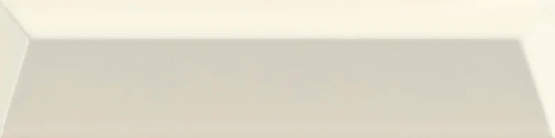 Piastrella ceramica pasta bianca Beat Swing Milk 5x20 Eccentrico, effetto mattoncino a rilievo opaco.