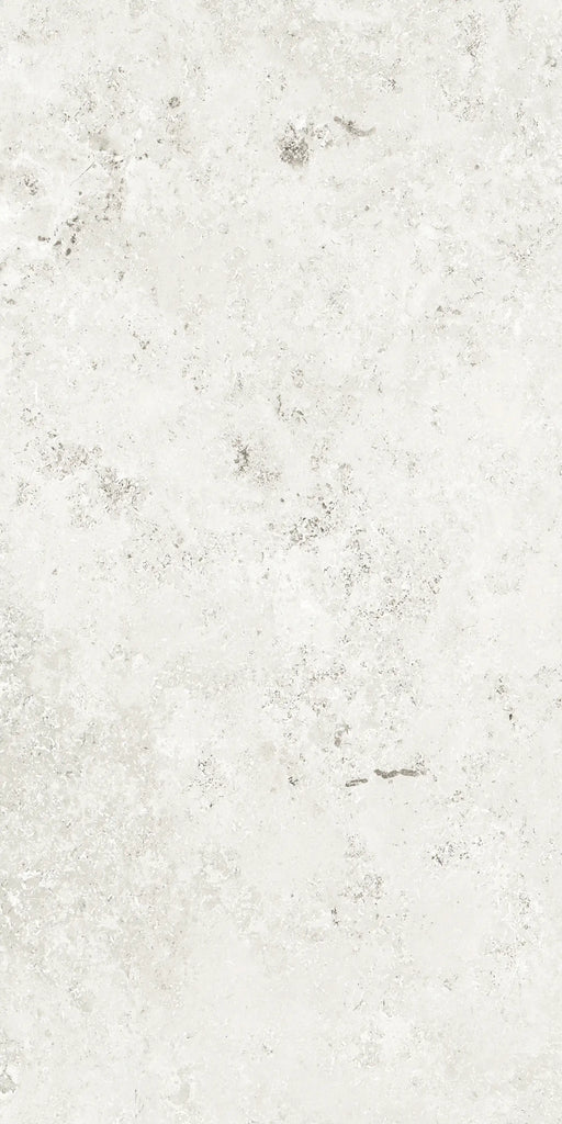 Dettaglio piastrella in gres porcellanato effetto pietra naturale, collezione Blendstone di Settecento Ceramica, colore White 30x60