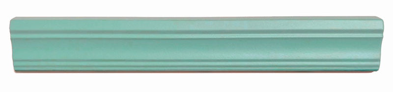 Torello per cornice boiserie e rivestimento della collezione Brio di Ceramica Rondine, formato 5x33,3 cm, colore Menta