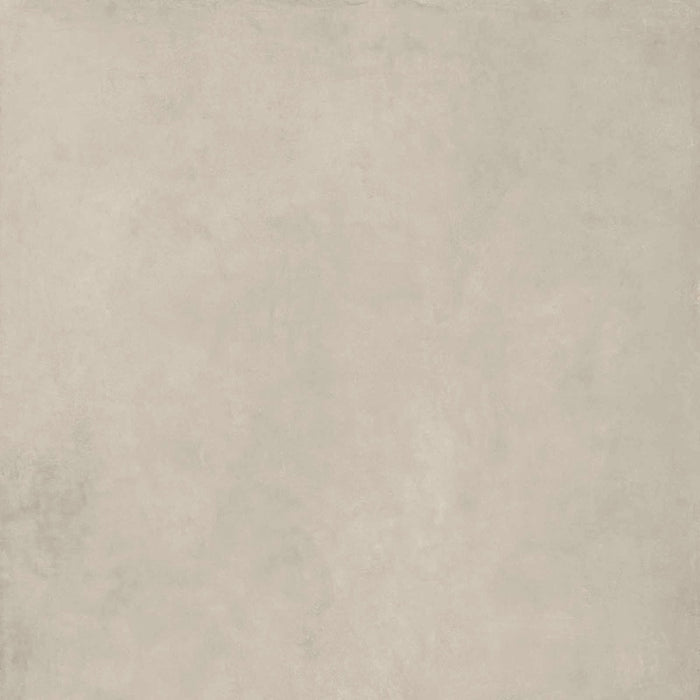 Piastrella per pavimenti esterni in gres effetto cemento della collezione Moov Up di ceramiche Keope, formato 120x120 cm, colore Clay