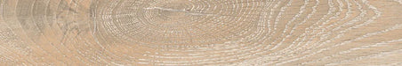 Piastrella per pavimento e rivestimento in gres porcellanato effetto legno rustico della collezione Cortina di Ceramica Rondine, formato 7.5x45 cm, colore Beige