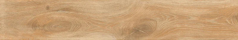 Piastrella per pavimento e rivestimento in gres porcellanato effetto legno rustico della collezione Cortina di Ceramica Rondine, formato 24x150 cm, colore Cognac
