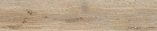 Piastrella per pavimento e rivestimento in gres porcellanato effetto legno rustico della collezione Cortina di Ceramica Rondine, formato 24x120 cm, colore Honey