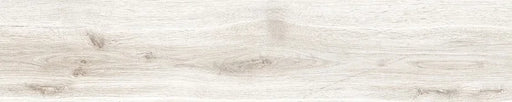 Piastrella per pavimento e rivestimento in gres porcellanato effetto legno rustico della collezione Cortina di Ceramica Rondine, formato 24x120 cm, colore Ivory