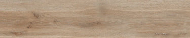 Piastrella per pavimento e rivestimento in gres porcellanato effetto legno rustico della collezione Cortina di Ceramica Rondine, formato 24x120 cm, colore Natural