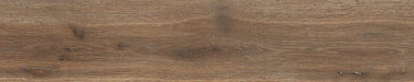 Piastrella per pavimento e rivestimento in gres porcellanato effetto legno rustico della collezione Cortina di Ceramica Rondine, formato 24x120 cm, colore Nut