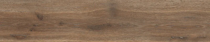 Piastrella per pavimento e rivestimento in gres porcellanato effetto legno rustico della collezione Cortina di Ceramica Rondine, formato 24x120 cm, colore Nut
