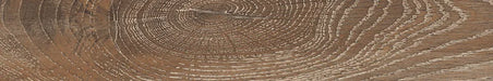 Piastrella per pavimento e rivestimento in gres porcellanato effetto legno rustico della collezione Cortina di Ceramica Rondine, formato 7.5x45 cm, colore Nut