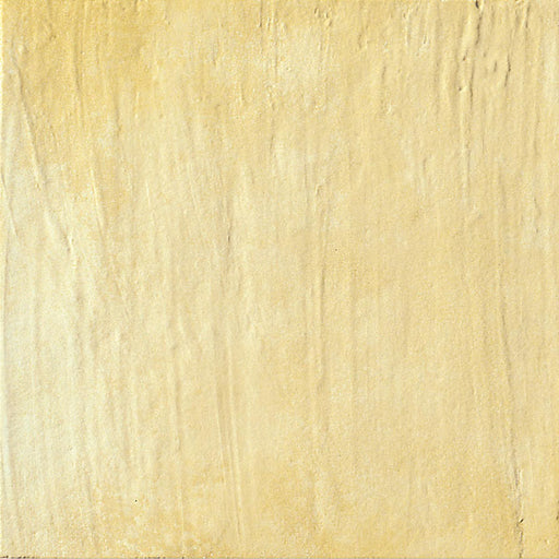 Dettaglio Piastrella da pavimento e rivestimento in gres porcellanato serie Cotto Mediterraneo di savoia italia, colore Giallo 34x34