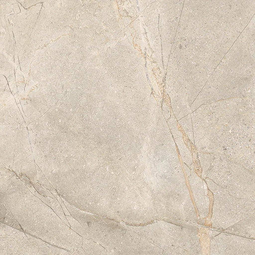 Piastrella in gres porcellanato effetto pietra e marmo della collezione Crust di Ceramica Rondine, formato 120x120 cm, colore Beige