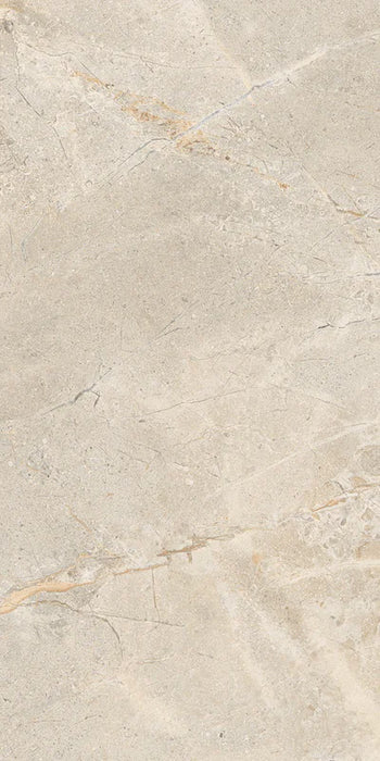 Piastrella in gres porcellanato effetto pietra e marmo della collezione Crust di Ceramica Rondine, formato 60x120 cm, colore Beige