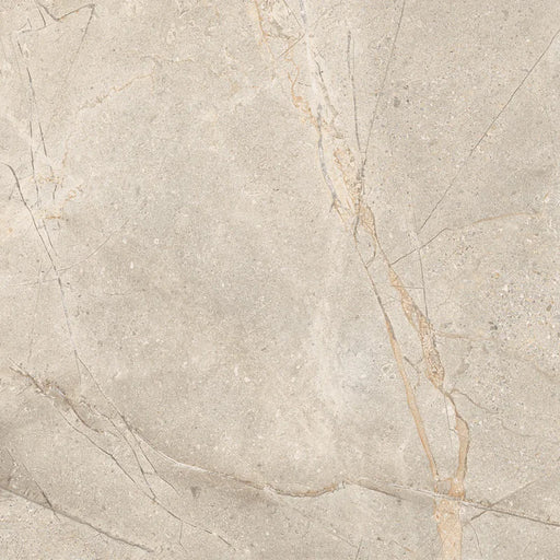 Piastrella per pavimento esterno in gres porcellanato effetto pietra e marmo della collezione Crust di Ceramica Rondine, formato 60x60 cm antiscivolo, colore Beige