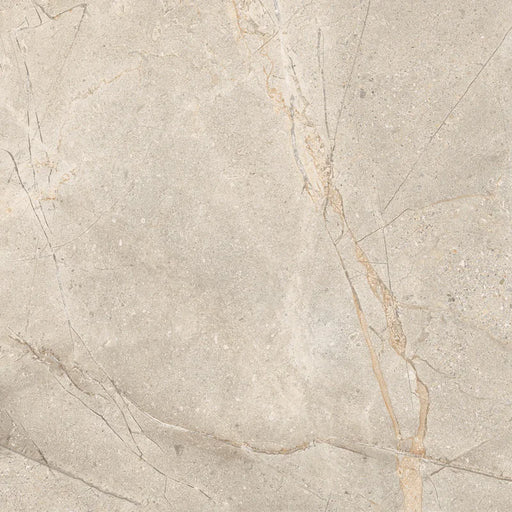 Piastrella in gres porcellanato effetto pietra e marmo della collezione Crust di Ceramica Rondine, formato 60x60 cm, colore Beige