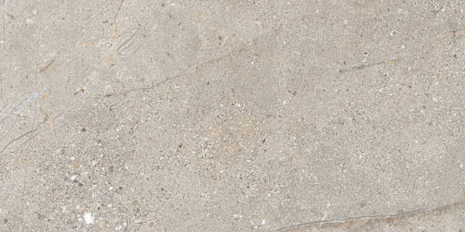 Piastrella in gres porcellanato effetto pietra e marmo della collezione Crust di Ceramica Rondine, formato 30x60 cm, colore Taupe