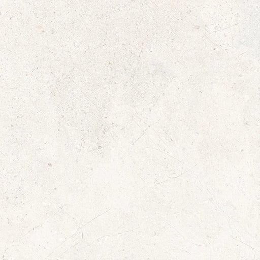 Piastrella in gres porcellanato effetto pietra e marmo della collezione Crust di Ceramica Rondine, formato 120x120 cm, colore White