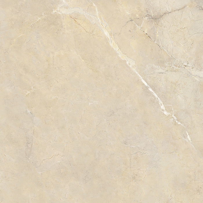 Dettaglio piastrella in gres porcellanato effetto marmo opaco della collezione Canova di Ceramica Rondine, formato 120x120, colore Limestone