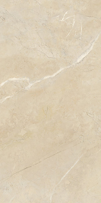 Dettaglio piastrella in gres porcellanato effetto marmo opaco della collezione Canova di Ceramica Rondine, formato 60x120, colore Limestone