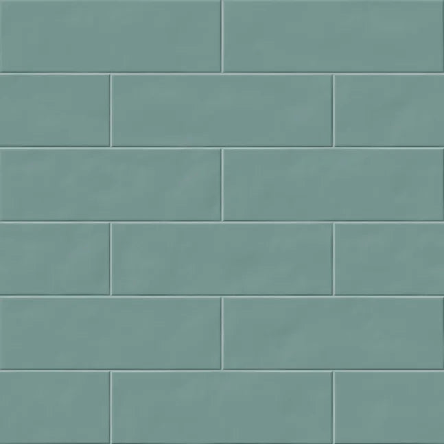 Dettaglio piastrella da rivestimento in gres porcellanato effetto matoncino opaco vellutato 8,2x25 cm, della collezione Nuances, di Casalgrande Padana, Colore Aliseo