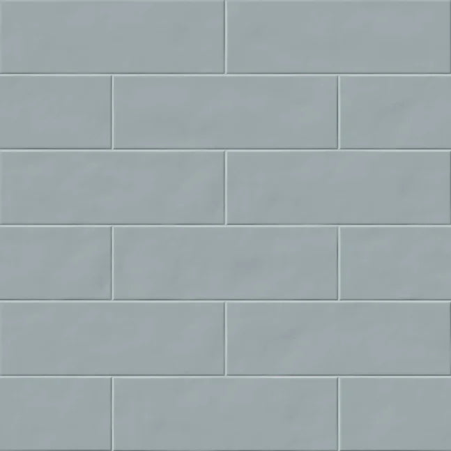 Dettaglio piastrella da rivestimento in gres porcellanato effetto matoncino opaco vellutato 8,2x25 cm, della collezione Nuances, di Casalgrande Padana, Colore Mercurio