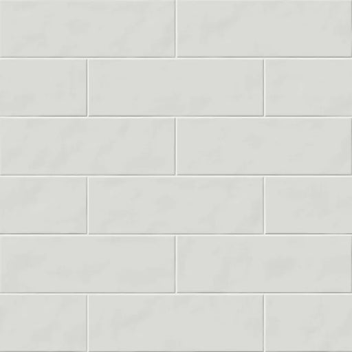 Dettaglio piastrella da rivestimento in gres porcellanato effetto matoncino opaco vellutato 8,2x25 cm, della collezione Nuances, di Casalgrande Padana, Colore Neve