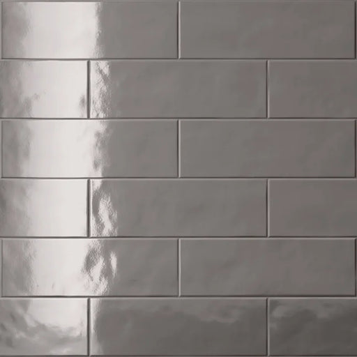 Dettaglio piastrella da rivestimento in gres porcellanato effetto matoncino lucido 8,2x25 cm, della collezione Nuances, di Casalgrande Padana, Colore Tundora