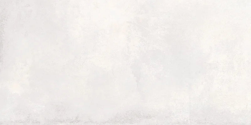 Dettaglio piastrella per pavimento in gres porcellanato effetto cemento nuvolato della collezione Cementart di Alfalux, formato 30x60 rettficato, colore Bianco