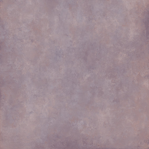 Dettaglio piastrella per pavimento in gres porcellanato effetto cemento nuvolato della collezione Cementart di Alfalux, formato 120x120 rettficato, colore Ibisco