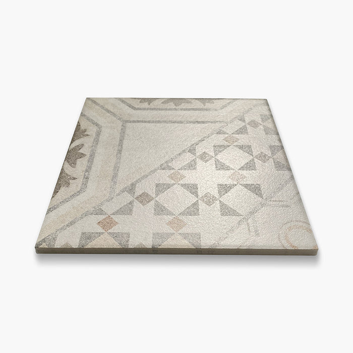 Foto piastrella per pavimento e rivestimento in gres porcellanato effetto cementina dai colori vintage opaca. Collezione Cementine di Ceramica Valsecchia, formato 20x20, 1 Color