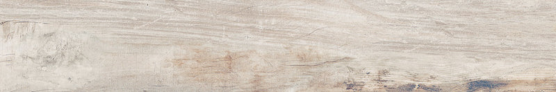 Dettaglio piastrella per pavimenti in gres porcellanato effetto legno rustico anticato della collezione Cooper di Paul & Co Ceramiche, formato 20x120, colore Betulla
