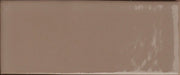 Dettaglio Piastrella da rivestimento in gres serie Cosmo di 41zero42, effetto mattoncino lucido, formato 6x15 cm, Colore Brick Lux Cotto