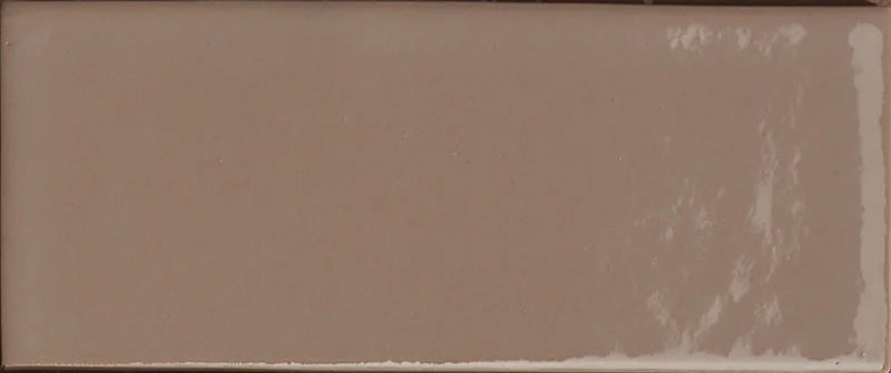 Dettaglio Piastrella da rivestimento in gres serie Cosmo di 41zero42, effetto mattoncino lucido, formato 6x15 cm, Colore Brick Lux Cotto