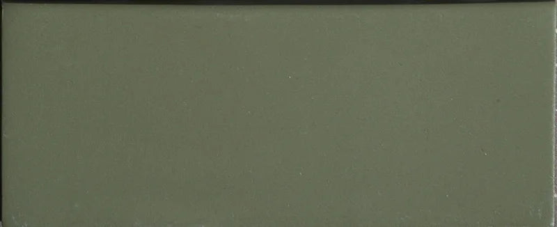 Dettaglio Piastrella da rivestimento in gres serie Cosmo di 41zero42, effetto mattoncino opaco, formato 6x15 cm, Colore Brick Matte Verde