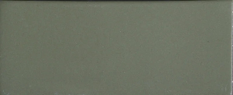 Dettaglio Piastrella da rivestimento in gres serie Cosmo di 41zero42, effetto mattoncino opaco, formato 6x15 cm, Colore Brick Matte Verde
