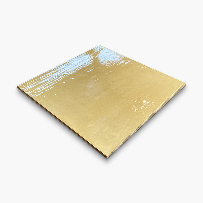 Foto Piastrella da pavimento e rivestimento in gres porcellanato serie Cotto Mediterraneo di savoia italia, colore Giallo 34x34