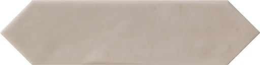 Dettaglio piastrella per rivestimento ceramico effetto mattoncino lucido, formato losanghina 7,5x30 cm della collezione Crayons, colore Caramel di Ceramica Settecento