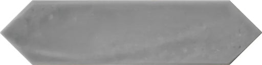 Dettaglio piastrella per rivestimento ceramico effetto mattoncino lucido, formato losanghina 7,5x30 cm della collezione Crayons, colore Smoke di Ceramica Settecento